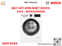 Máy giặt cửa trước Bosch WGG24400SG 9kg - Seri 6 Màu Trắng